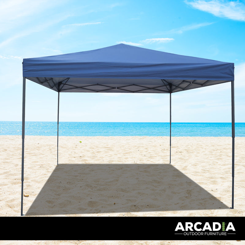 Arcadia Furniture 3 Metre Outdoor Gazebo Tent - Navy-1826052243074453505