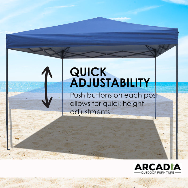 Arcadia Furniture 3 Metre Outdoor Gazebo Tent - Navy-1826052243074453506