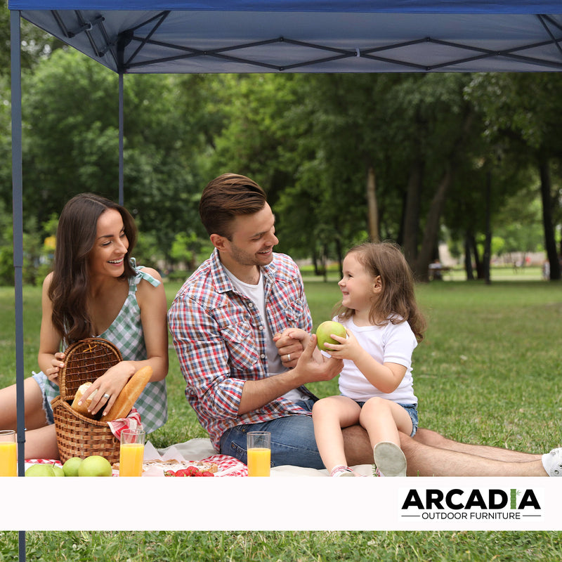 Arcadia Furniture 3 Metre Outdoor Gazebo Tent - Navy-1826052243074453509