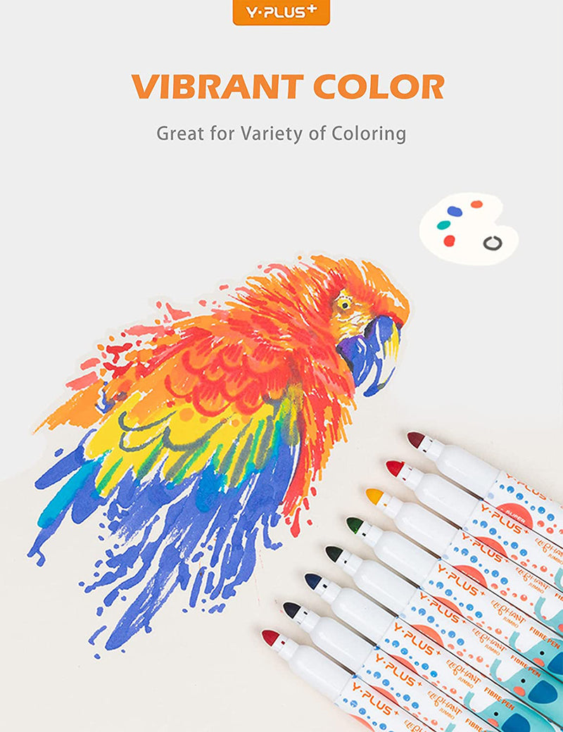 YPLUS Elephant Watercolor JUMBO Markers-1826052247268757508
