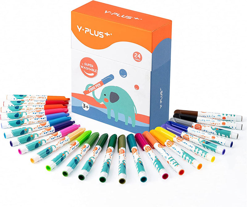 YPLUS Elephant Watercolor JUMBO Markers-1826052247268757504