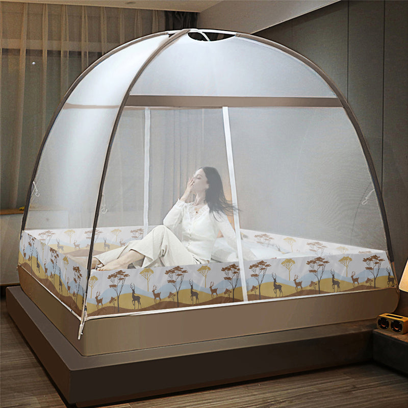 Dreamz Mosquito Bed Nets Foldable Canopy King-1826048901434707975