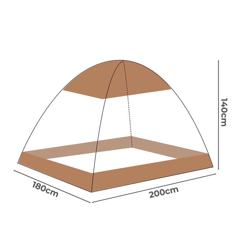 Dreamz Mosquito Bed Nets Foldable Canopy King-1826048901434707970