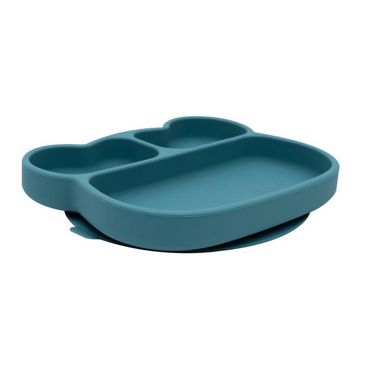 We Might Be Tiny Bear Stickie Plate- Blue Dusk Plate-1826052225995247618
