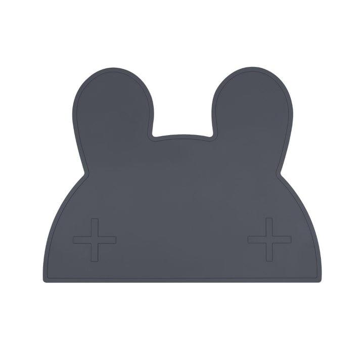 We Might Be Tiny Bunny Placie? Silicone Placemat Charcoal-1826052226251100161