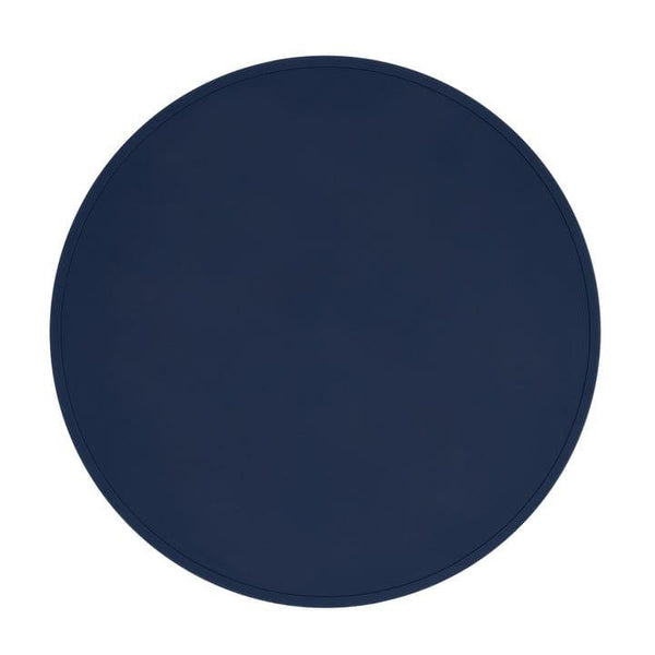 We Might Be Tiny Round Placie? Silicone Placemat Navy-1826052229057089537