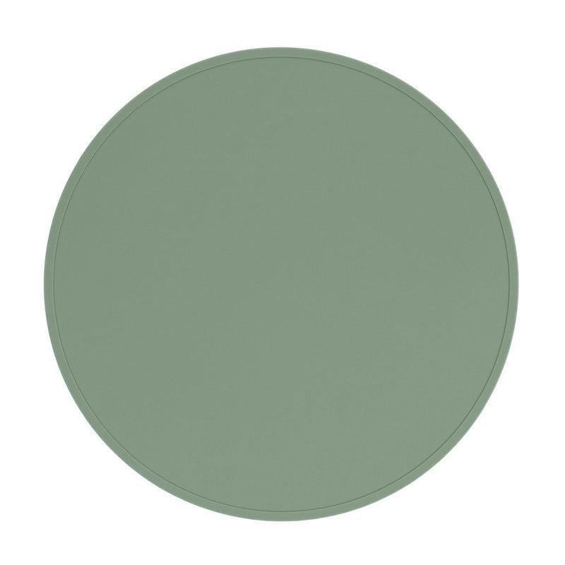 We Might Be Tiny Round Placie? Silicone Placemat Grey-1826052228927066114