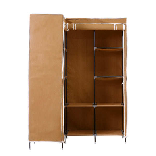 Levede Portable Wardrobe Clothes Closet Storage Cabinet Organizer With Shelves