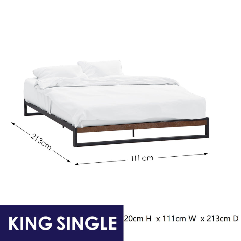Florence Metal bed base - King Single