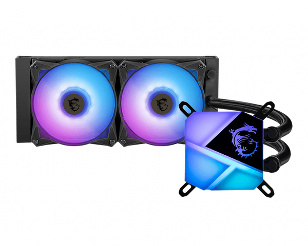 MSI MAG CORELIQUID C240 Liquid CPU Cooler.LGA 1150/1151/1155/1156/1200/1700/LGA 1366/2011/2011-3/2066/AM5/AM4/FM2+/FM2/FM1/AM3+/AM3/AM2+/AM2