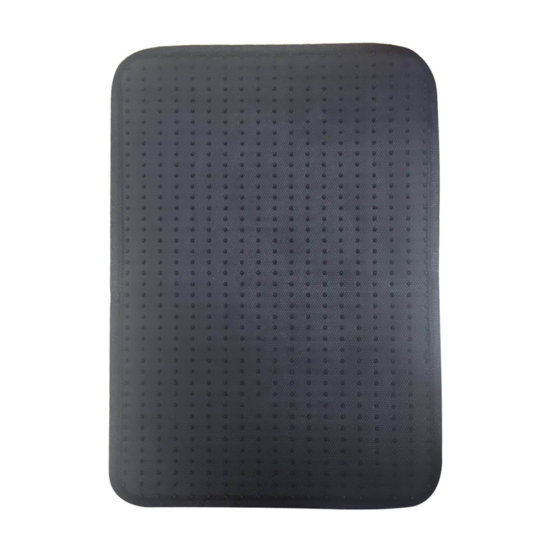 4 Pcs Carpet Car Floor Mats Front Rear Charcoal Black Universal Fit Textile