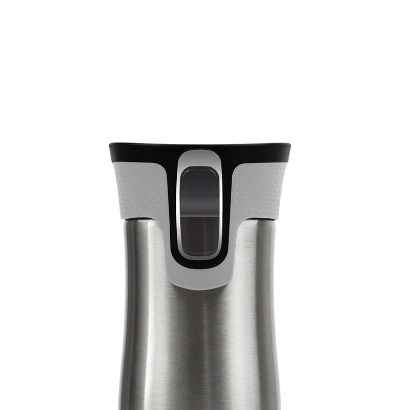 473ml 16OZ Thermal Coffee Hot Water Travel Mug Drink Bottle Flask Autoseal Silver