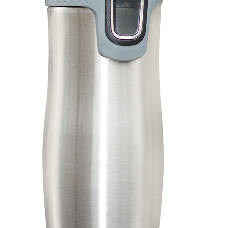 473ml 16OZ Thermal Coffee Hot Water Travel Mug Drink Bottle Flask Autoseal Silver