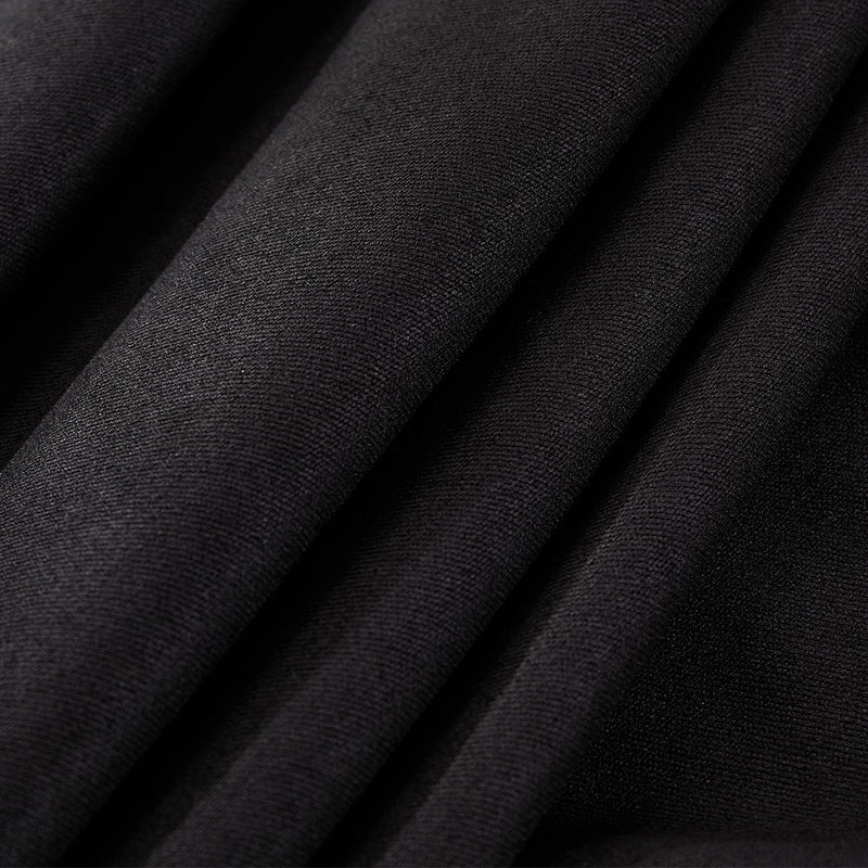 2X Blockout Curtains Curtain Blackout Bedroom 132cm x 213cm Black