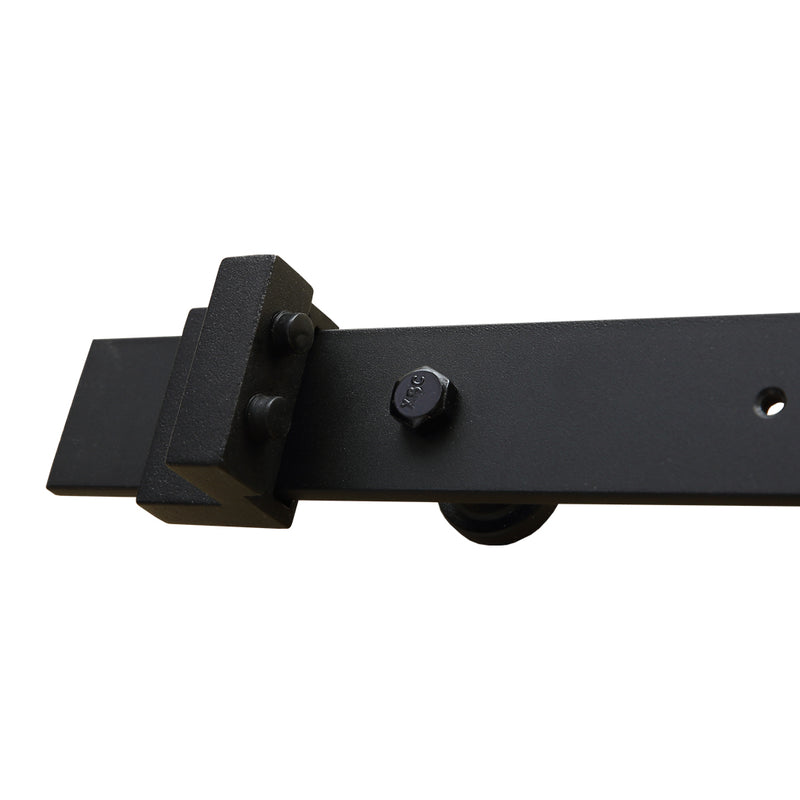 2M Antique Classic Style Single Sliding Barn Door Hardware Track Roller Kit