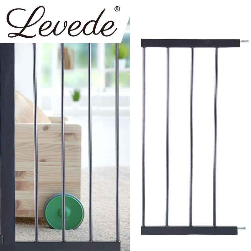 Baby Kids Pet Safety Security Gate Stair Barrier Doors Extension Panels 30cm BK