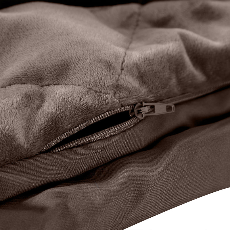 DreamZ 9KG Adults Size Anti Anxiety Weighted Blanket Gravity Blankets Mink