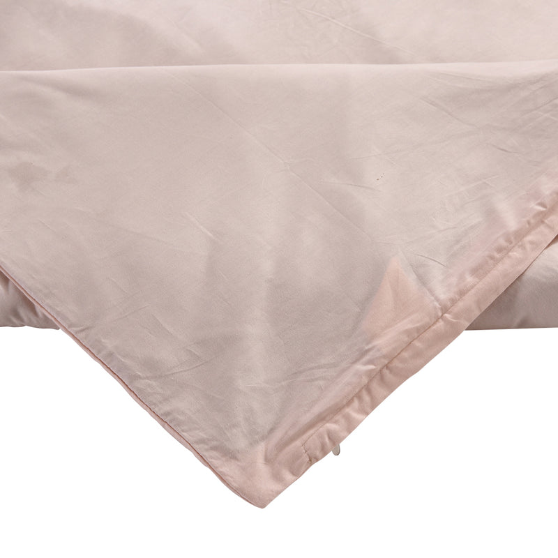 DreamZ 198x122cm Cotton Anti Anxiety Weighted Blanket Cover Protector Beige