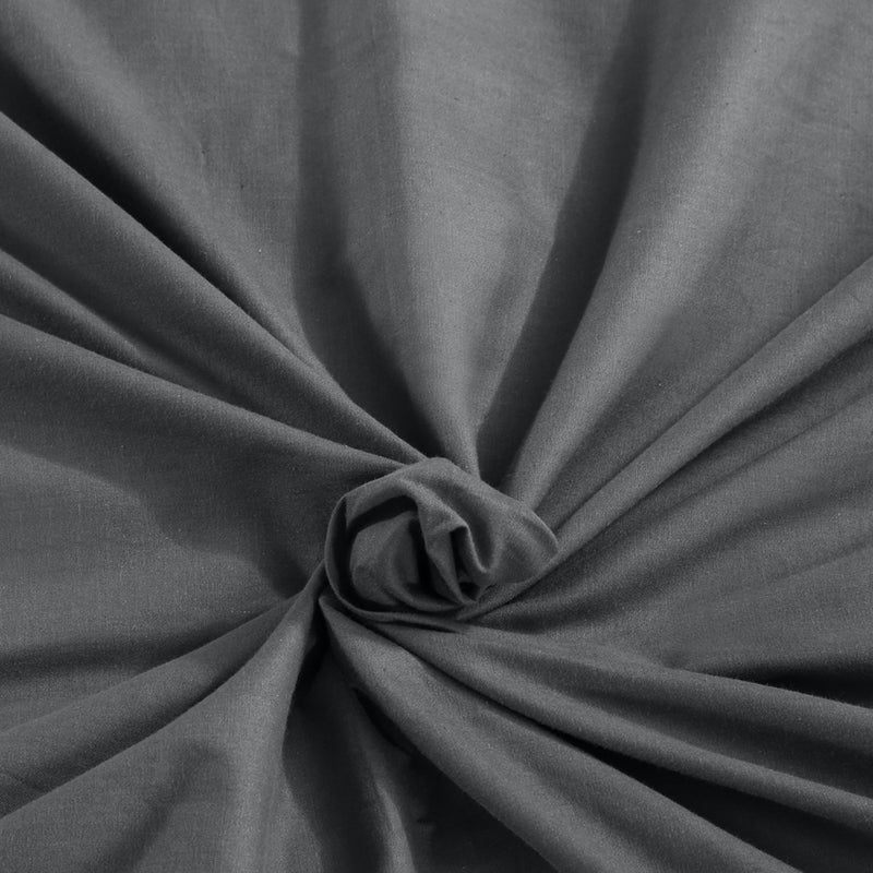 DreamZ 198x122cm Cotton Anti Anxiety Weighted Blanket Cover Protector Grey