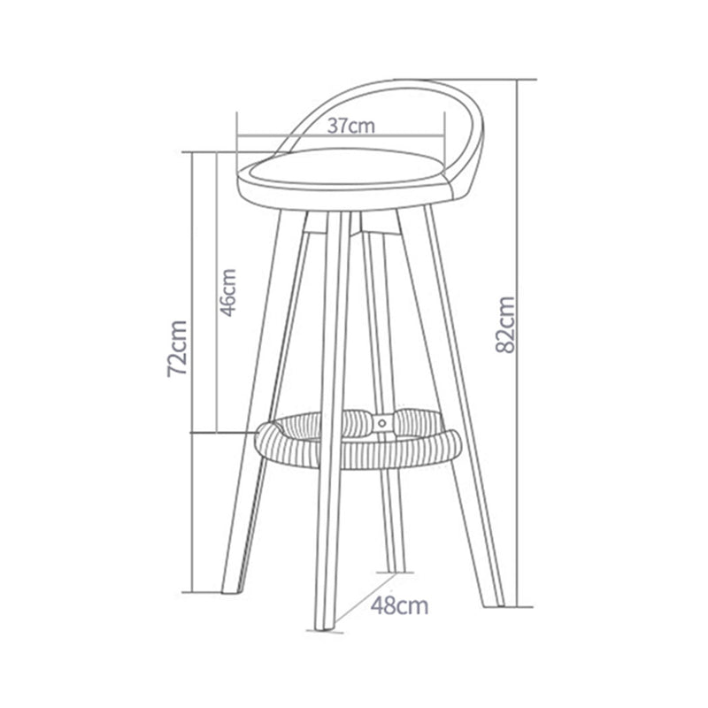 4x Levede Leather Swivel Bar Stool Kitchen Stool Dining Chair Barstools Black