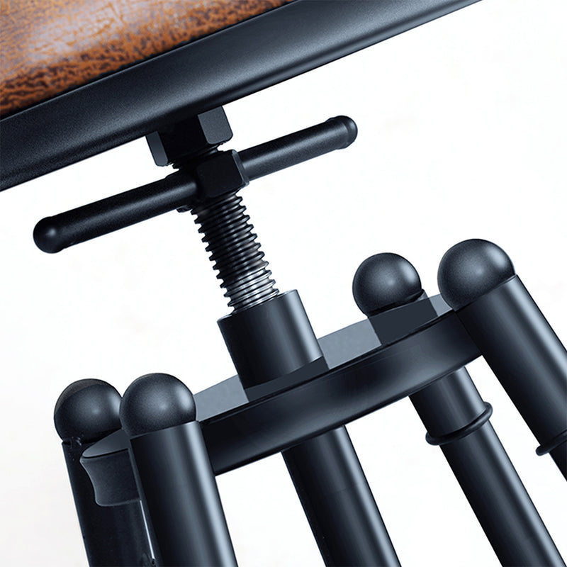 4x Levede Rustic Industrial Bar Stool Kitchen Stool Barstool Swivel Dining Chair
