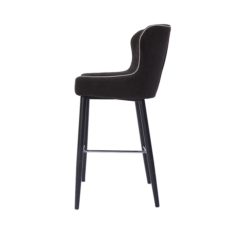 2x Bar Stools Stool Kitchen Dining Chair Chairs Metal Industrial Barstools