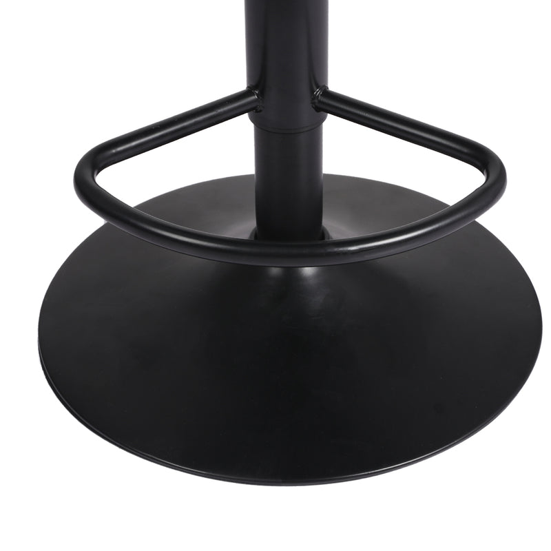 Levede 1x Bar Stools Kitchen Gas Lift Wooden Beech Stool Chair Swivel Barstools