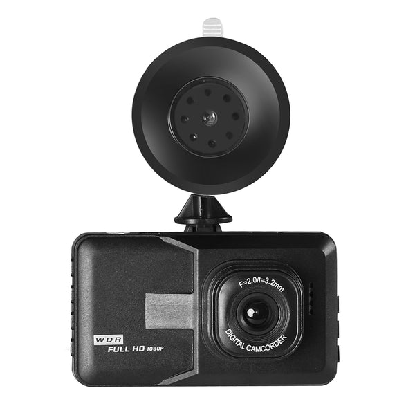 1080P Car Dash Camera FHD 3"LCD Video DVR Recorder Dual Lens Night Vision 32GB