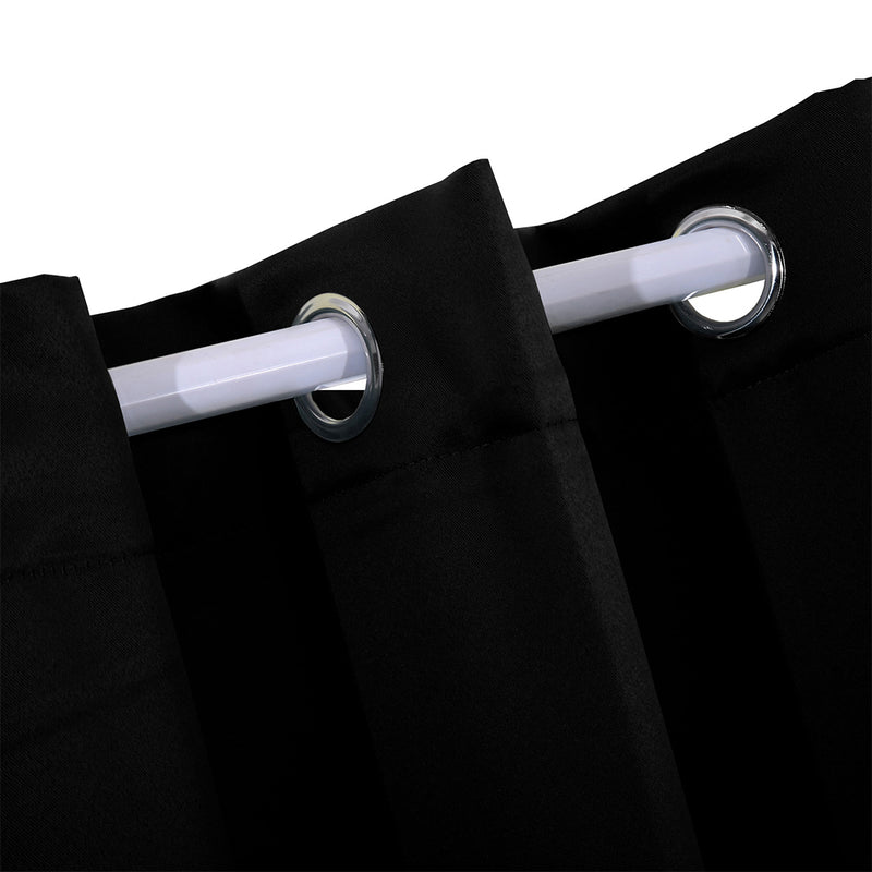 DreamZ Blockout Curtain Blackout Curtains Eyelet Room 102x241cm Black