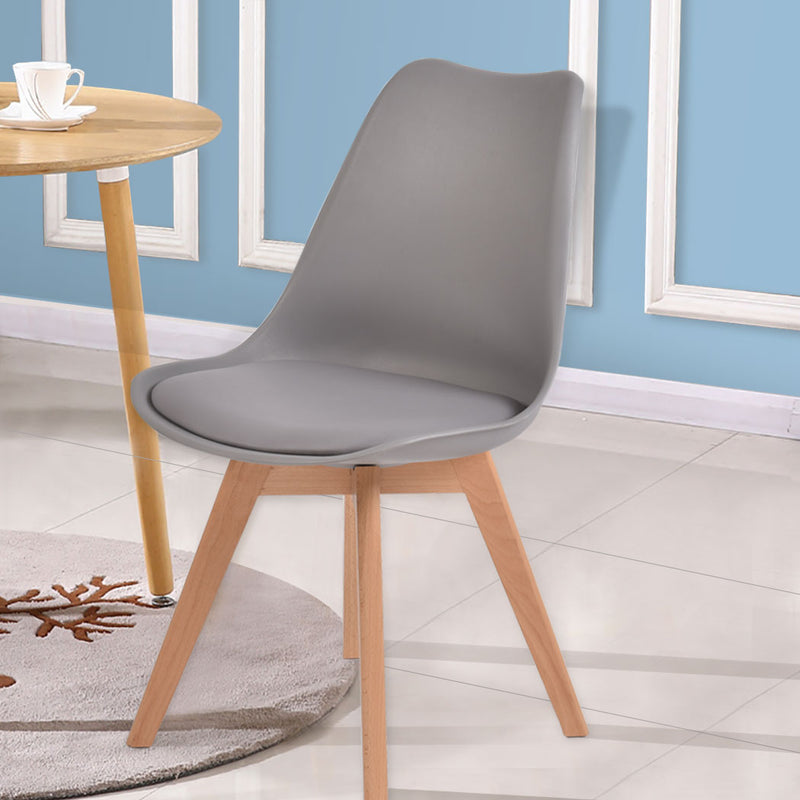Levede 2x Retro Replica PU Leather Dining Chair Office Cafe Lounge Chairs