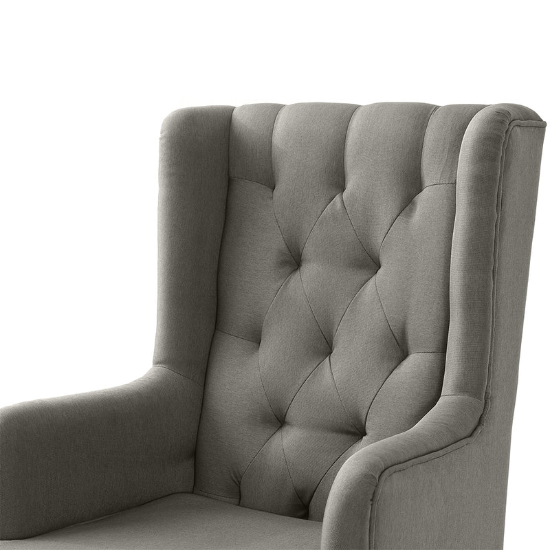 Levede Rocking Chair Lounge Chairs Baby Feeding Armchair Recliner Fabric Sofa