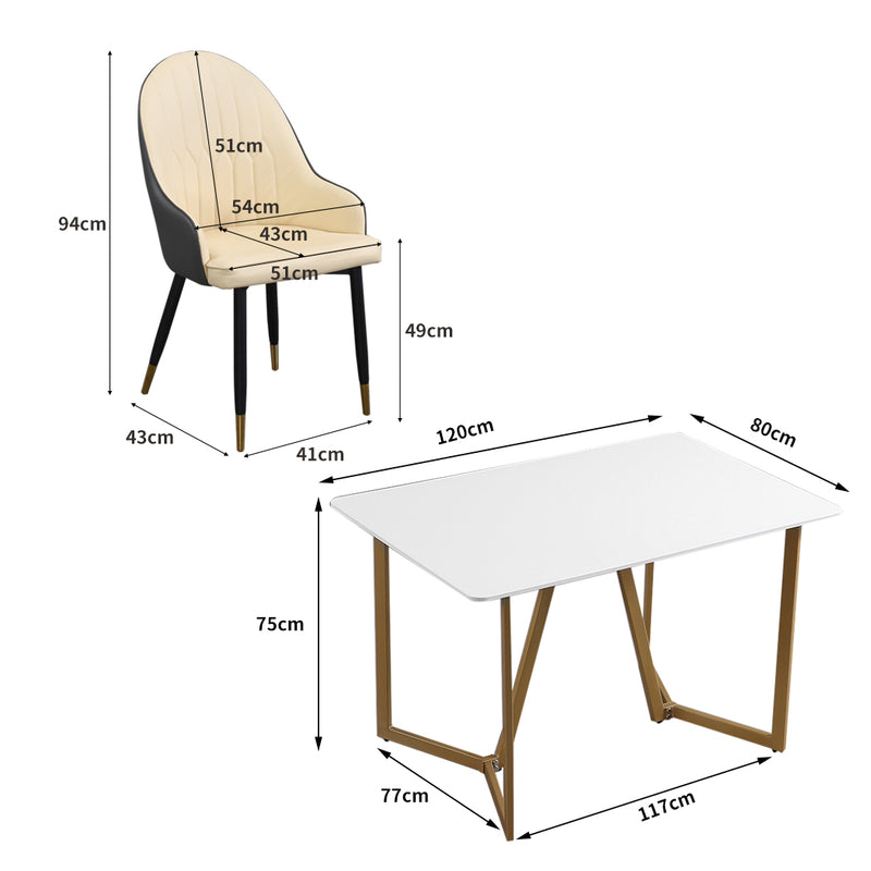 Dining Chairs And Table Set Setting 3 Piece Furniture Kitchen Steel French Chair
