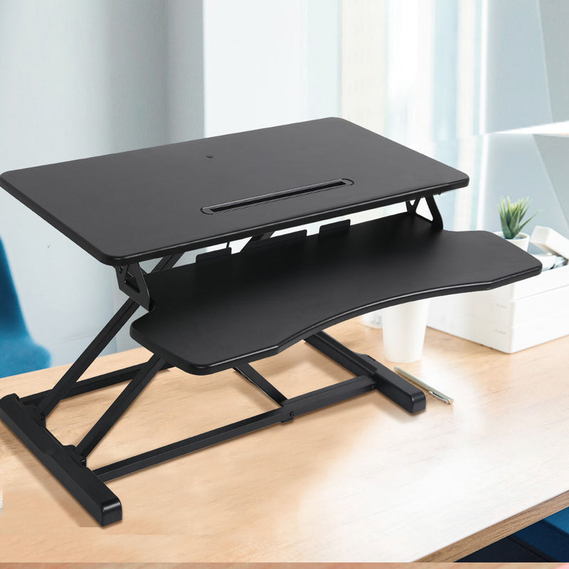 Levede Standing Office Desk Riser Height Adjustable Sit Stand Shelf Computer