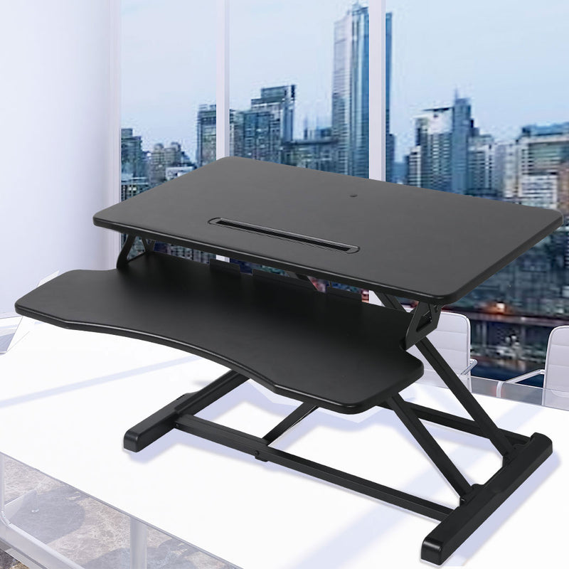 Levede Standing Office Desk Riser Height Adjustable Sit Stand Shelf Computer