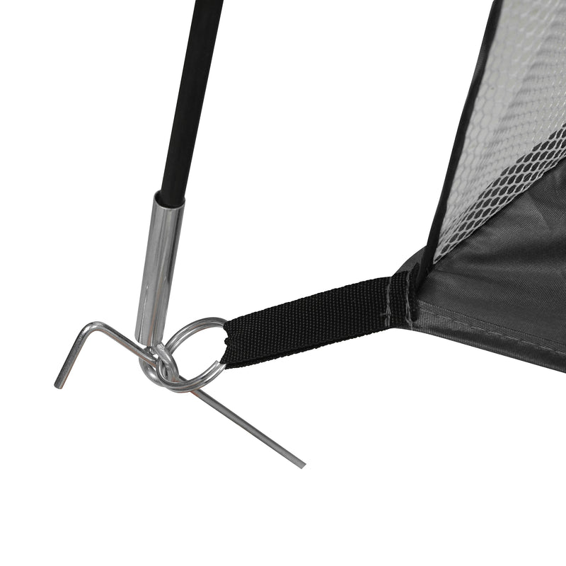 2M Golf Practice Net Hitting Nets Driving Netting Chipping Cage Training Aid Black