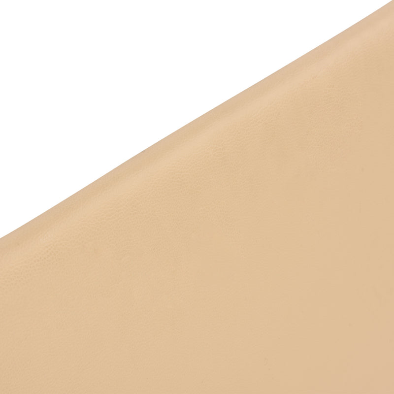 Levede PU Leather Bed Headboard with Wooden Legs in King Size in Cream Colour
