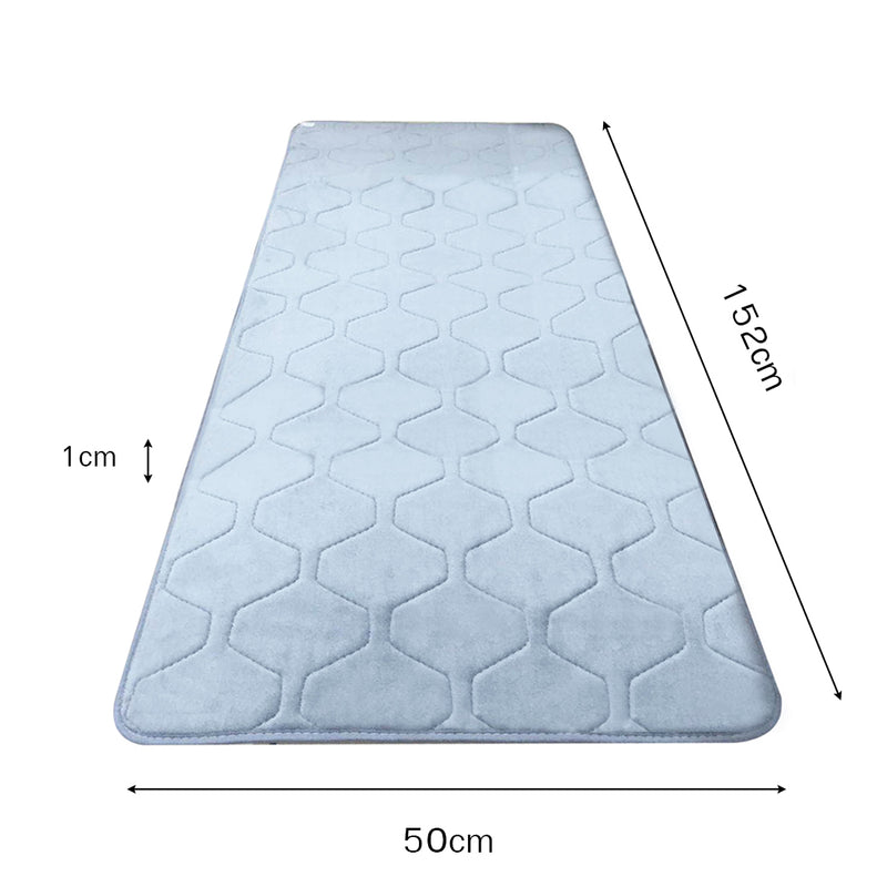 Home Bathroom Memory Foam Mat Pad Bathroom Floor Shower Rug Non-slip Carpet AU