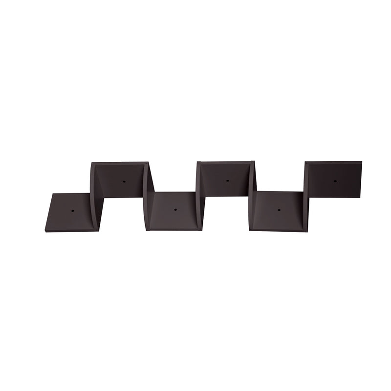 Levede 5 Tier Corner Wall Shelf Display Shelves DVD CD Storage Zig-tag Rack