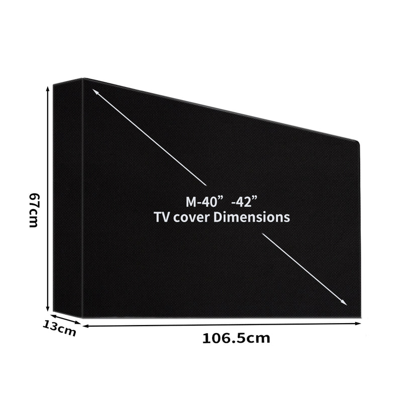 TV Cover 40"-42" Inch Outdoor Patio Flat Television Protector Screen Waterproof