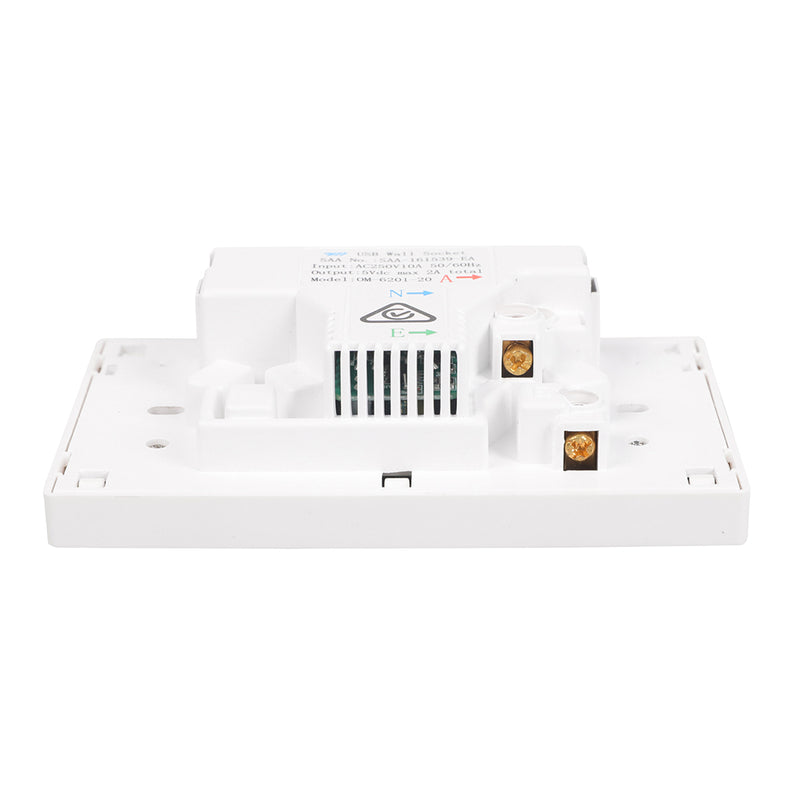 Dual USB Wall Socket Power Point Home Supply Electrical Charger SAA Outlet Plate