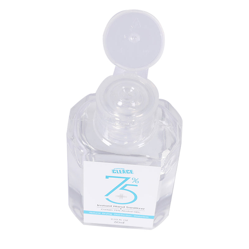 Cleace 5x Hand Sanitiser Sanitizer Instant Gel Wash 75% Alcohol 60ML