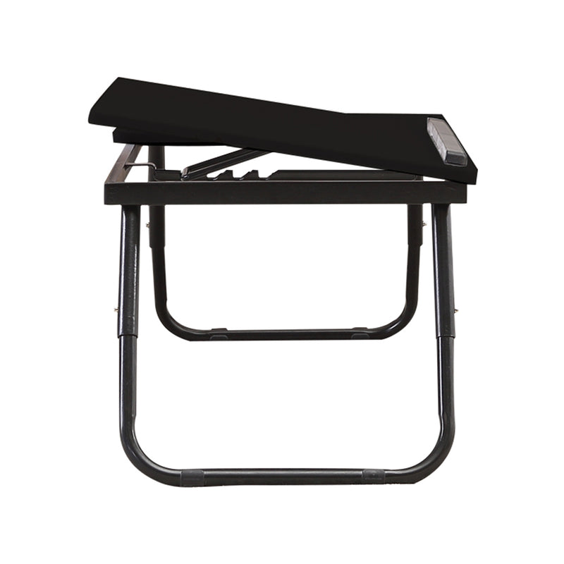 Foldable Bed Tray Laptop Table Stand Tablet Portable Tables Black