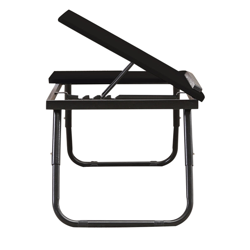 Foldable Bed Tray Laptop Table Stand Tablet Portable Tables Black