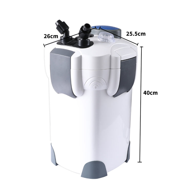 Canister Filter Aquarium External Aqua Pump Fish Water Tank Sponge Pond 1400L/H