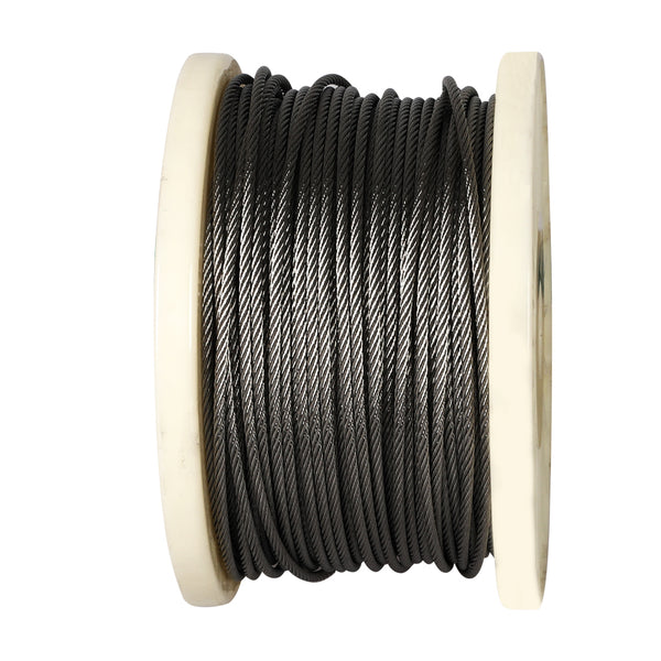 Wire Rope Stainless Steel 316 7x7 3.2mm Marine Cable Decking Balustrade 100M