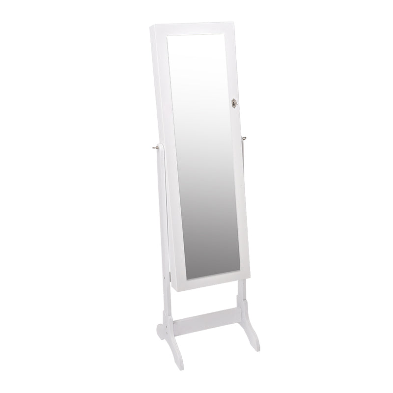 Levede Mirror Jewellery Standing Cabinet Makeup Storage Jewelry Organiser Box