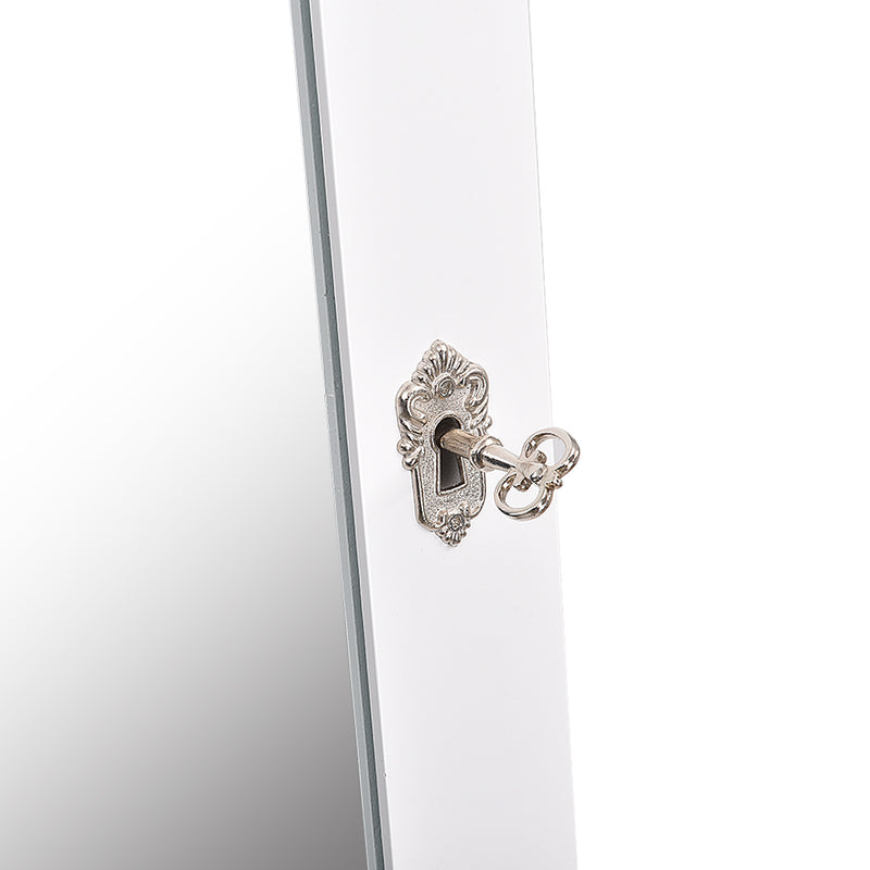 Levede Mirror Jewellery Standing Cabinet Makeup Storage Jewelry Organiser Box