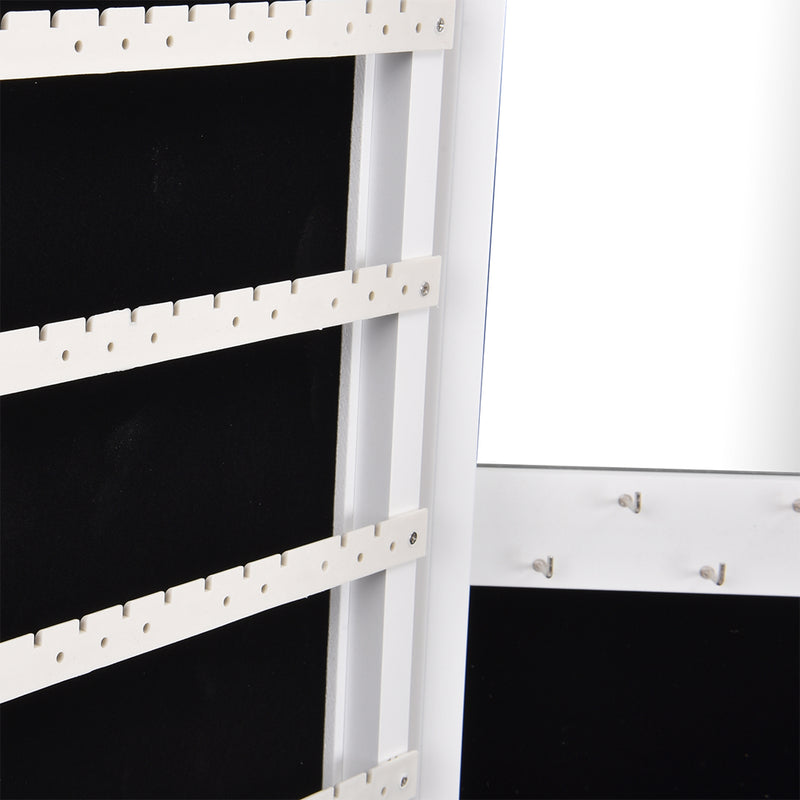 Levede Mirror Jewellery Cabinet Makeup Storage Jewelry Organiser Box Tall