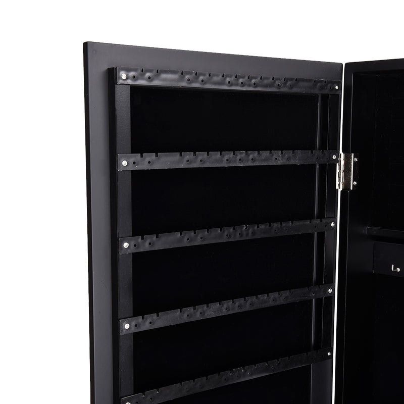 Levede Mirror Two Doors Jewellery Cabinet Makeup Storage Jewelry Organiser Box