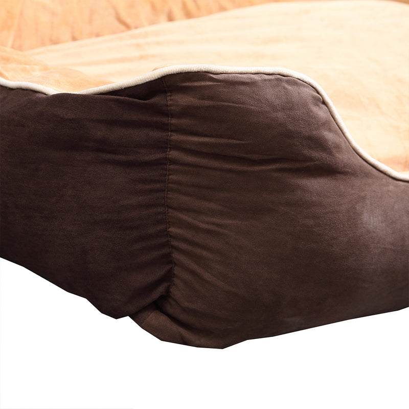 PaWz Pet Bed Mattress Dog Cat Pad Mat Puppy Cushion Soft Warm Washable 2XL Brown